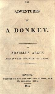 The adventures of a donkey by Arabella Argus