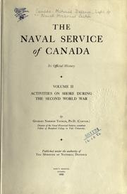 Cover of: The naval service of Canada by Gilbert Norman Tucker