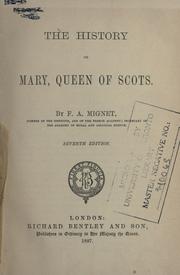 Cover of: history of Mary, Queen of Scots.