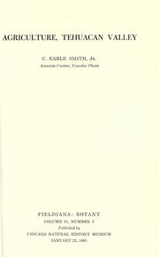 Agriculture, Tehuacan Valley by C. Earle Smith