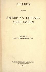 Bulletin of the American Library Association