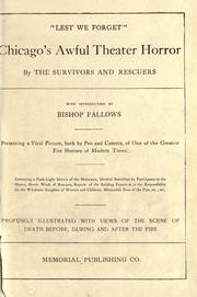 Chicago's awful theater horror by Marshall Everett