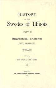 Cover of: History of the Swedes of Illinois ...