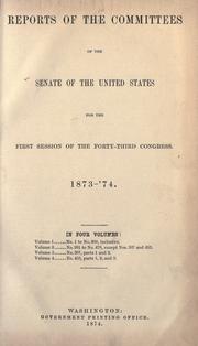 Report of the Select committee on transportation-routes to the seaboard by United States. Congress. Senate. Select Committee on transportation-routes to the seabord.