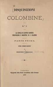 Disquisizioni colombine .. by Prospero Peragallo