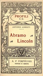 Cover of: Abramo Lincoln.