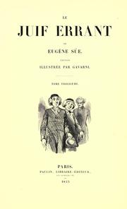 Cover of: Le juif errant by Eugène Sue