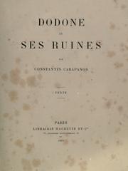 Cover of: Dodone et ses ruines