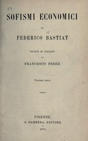 Cover of: Sofismi economici by Frédéric Bastiat