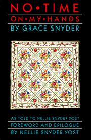 Cover of: No time on my hands | Grace McCance Snyder