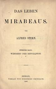 Cover of: Leben Mirabeaus.