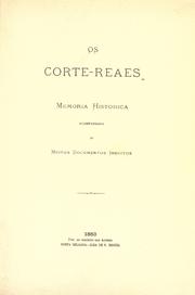 Cover of: Os Corte-Reaes by Ernesto do Canto