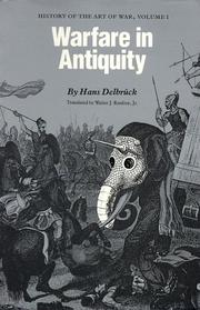 Cover of: Warfare in Antiquity: History of the Art of War, Volume I (Warfare in Antiquity)