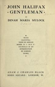 Cover of: John Halifax, gentleman by Dinah Maria Mulock Craik