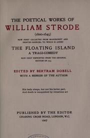 Cover of: The poetical works of William Strode (1600-1645) by Strode, William