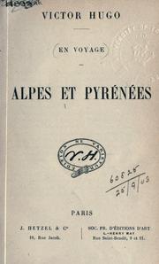 Cover of Alpes et Pyr©Øen©Øee