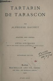 Cover of: Tartarin de Tarascon by Alphonse Daudet