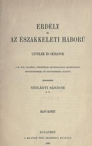 Cover of: Erdély és Az Északkeleti Háború: Levelek és Okiratok