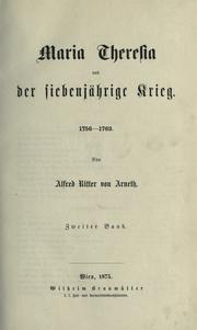 Cover of: Geschichte Maria Theresia's.
