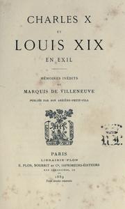 Charles X et Louis XIX en exil by Pons Louis François marquis de Villeneuve-Villeneuve