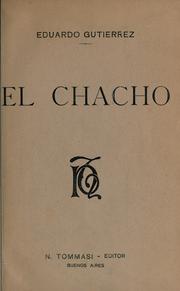 Cover of: El Chacho.