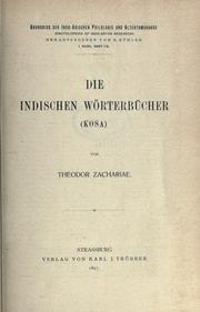 Cover of: Grundriss der indo-arischen Philologie und Altertumskunde (Encyclopedia of Indo-Aryan research)