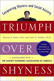 Cover of: Triumph over shyness by Murray B. Stein