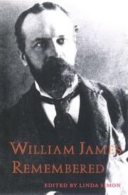 Cover of: William James Remembered by Linda Simon