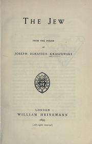 Cover of: The Jew by Józef Ignacy Kraszewski