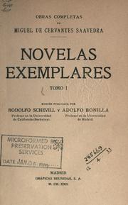 Cover of: Novelas exemplares by Miguel de Cervantes Saavedra