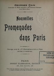 Cover of: Nouvelles promenades dans Paris.