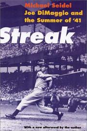 Cover of: Streak: Joe DiMaggio and the summer of '41