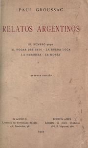 Cover of: Relatos argentinos.