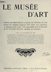 Cover of: Le musée d'art by 