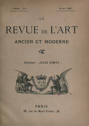 Cover of: La revue de l'art ancien et moderne. by 