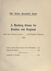 Cover of: A looking glasse for London and England by Thomas Lodge