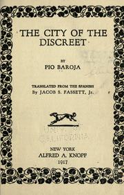 Cover of: The city of the discreet