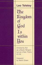 Cover of: The kingdom of God is within you by Lev Nikolaevič Tolstoy