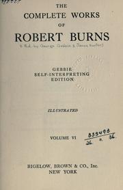 Complete works by Robert Burns