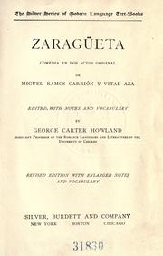 Cover of: Zaragüeta by Miguel Ramos Carrión