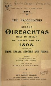 Cover of: Imtheachta. by Gaelic League (Ireland). Oireachtas
