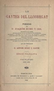 Cover of: Gayter del Llobregat: poesías.  Ed. políglota.
