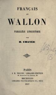 Français et wallon by Honoré Joseph Chavée