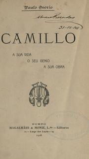 Cover of: Camillo by Paulo Osorio