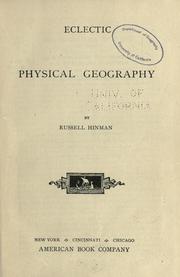 Eclectic physical geography by Russell Hinman