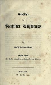Cover of: Geschichte des Preussischen Könighauses.