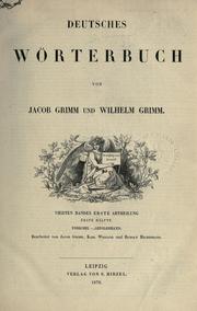 Cover of: Deutsches Wörterbuch by Brothers Grimm