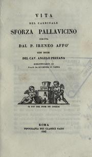 Cover of: Vita del cardinale Sforza Pallavicino by Ireneo Affò