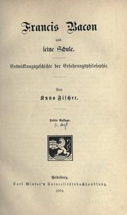 Cover of: Geschichte der neuern Philosophie. by Kuno Fischer, Kuno Fischer