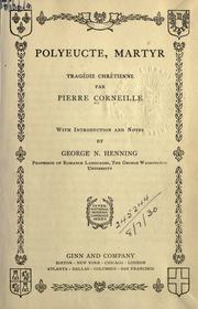 Cover of: Polyeucte, martyr by Pierre Corneille